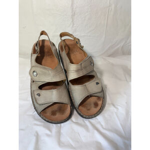 Finn Comfort Sandals beige Leather size 8 Women’s